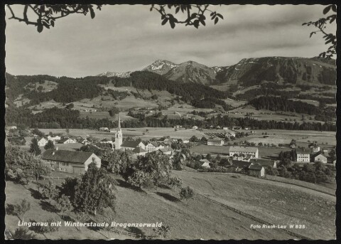 Lingenau mit Winterstaude Bregenzerwald / Risch-Lau von Risch-Lau, ...