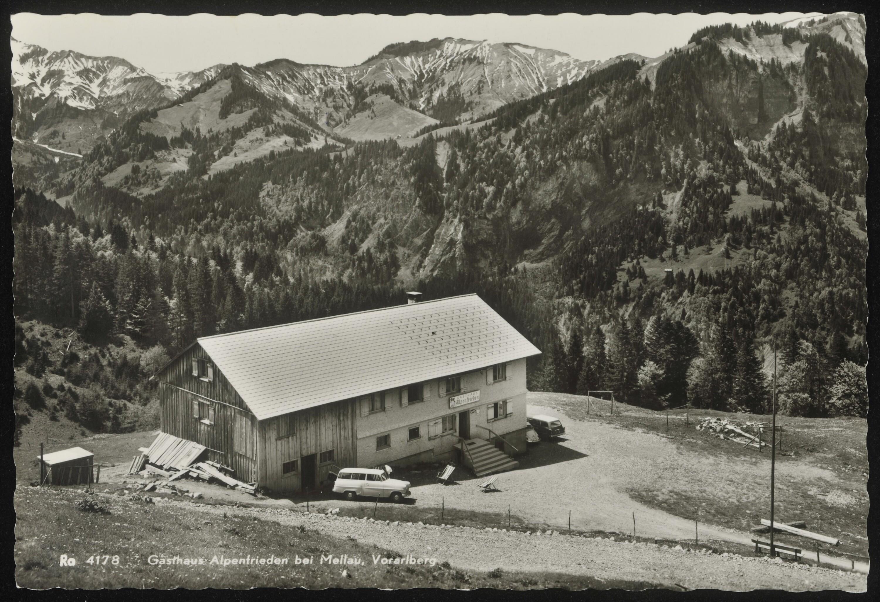 Gasthaus Alpenfrieden bei Mellau, Vorarlberg></div>


    <hr>
    <div class=