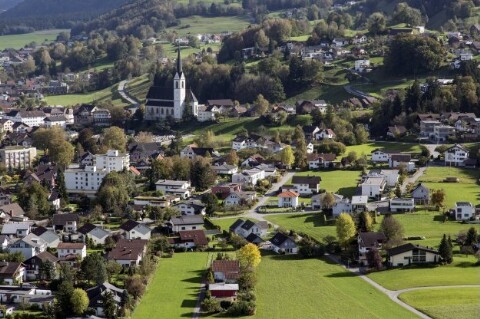 Frastanz - Dorfzentrum von Amt der Vorarlberger Landesregierung Abteilung Raumplanung