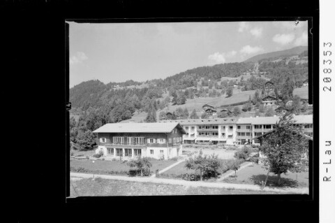 Schruns, Kurhotel und Kuranstalt gegen Montjola von Risch-Lau