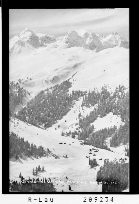 Garfreschen im Montafon, Vorarlberg von Risch-Lau