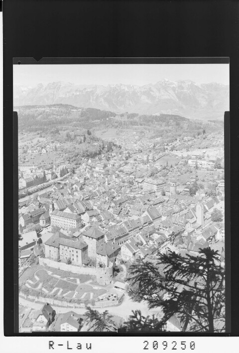 Feldkirch gegen Alpsteingruppe von Risch-Lau