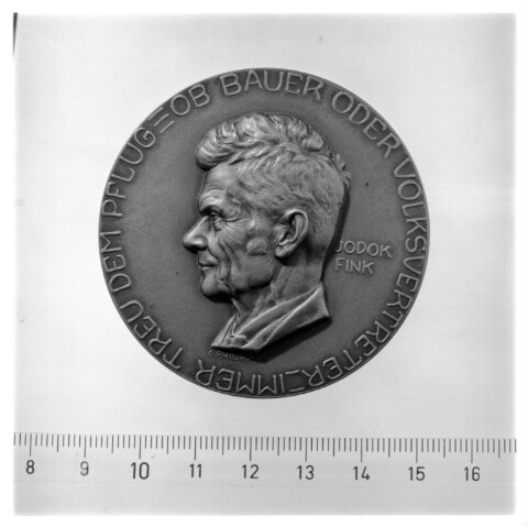 Jodok Fink - Medaille / Helmut Klapper von Klapper, Helmut