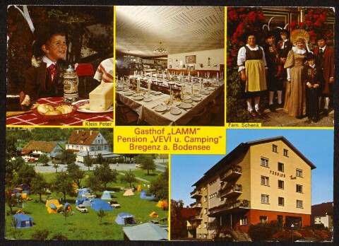 Gasthof "Lamm" Pension "Vevi u. Camping" / Aufnahme von Branz von Branz, ...