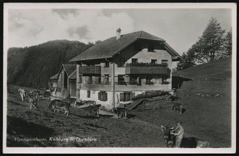 Alpengasthaus, Kühberg b. Dornbirn von [Verlag nicht ermittelt]