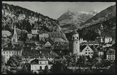 Feldkirch mit Gurtisspitze 1778 m, Vorarlberg von 