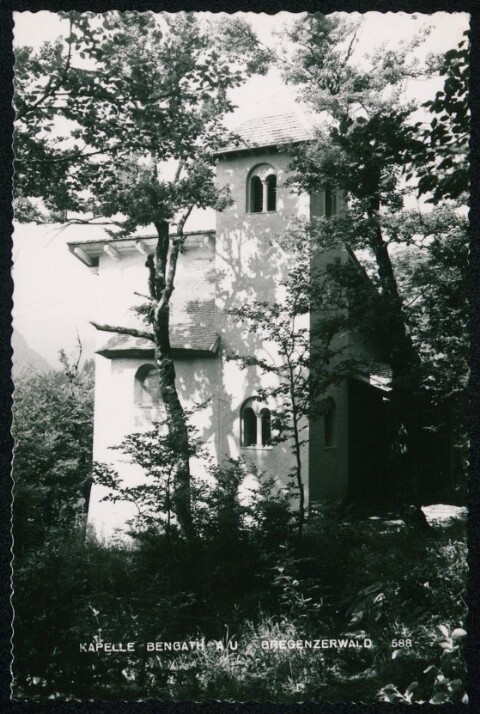 Kapelle Bengath Au Bregenzerwald von Foto Hiller