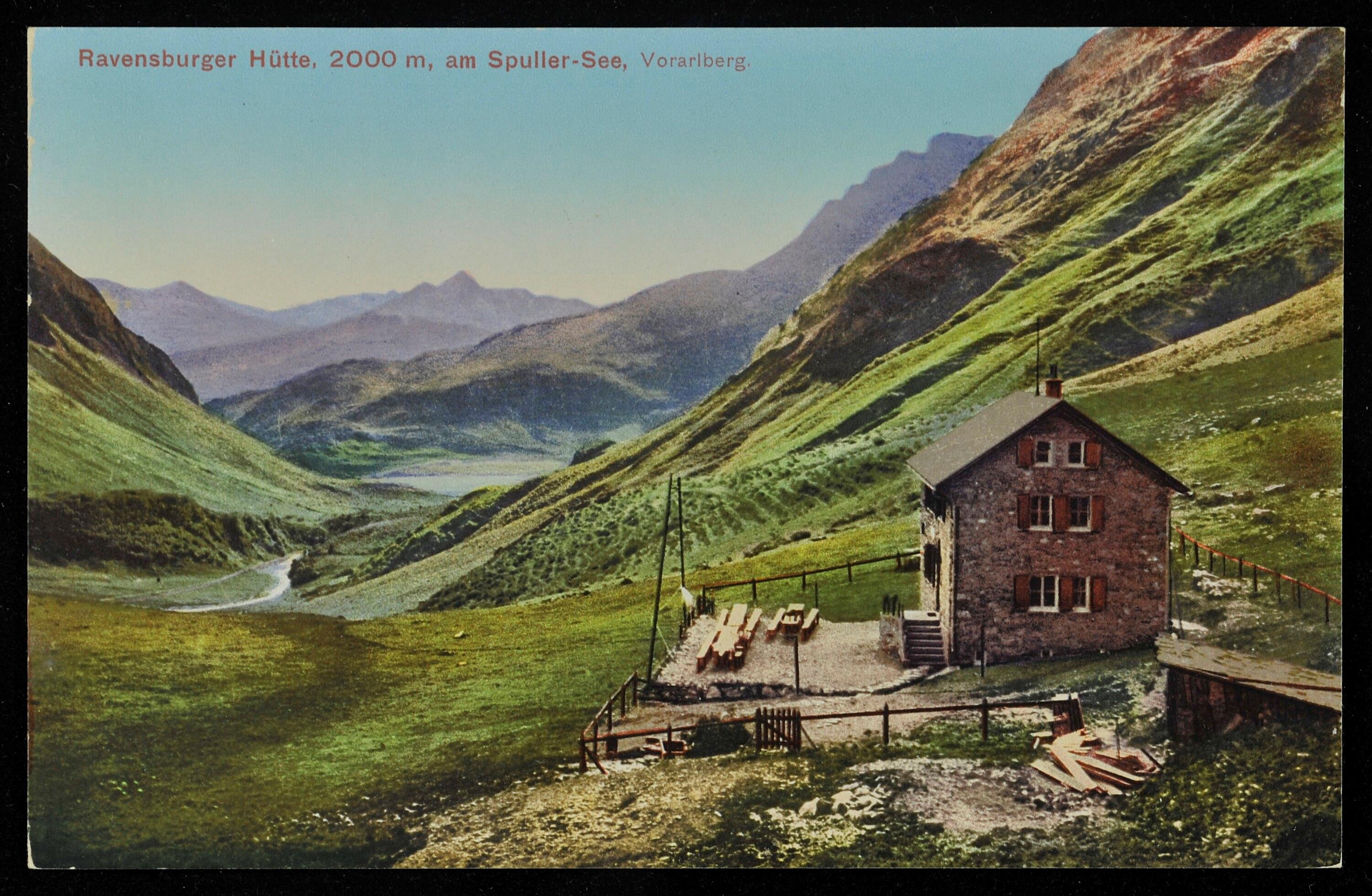 [Dalaas] Ravensburger Hütte, 2000 m, am Spuller-See, Vorarlberg></div>


    <hr>
    <div class=