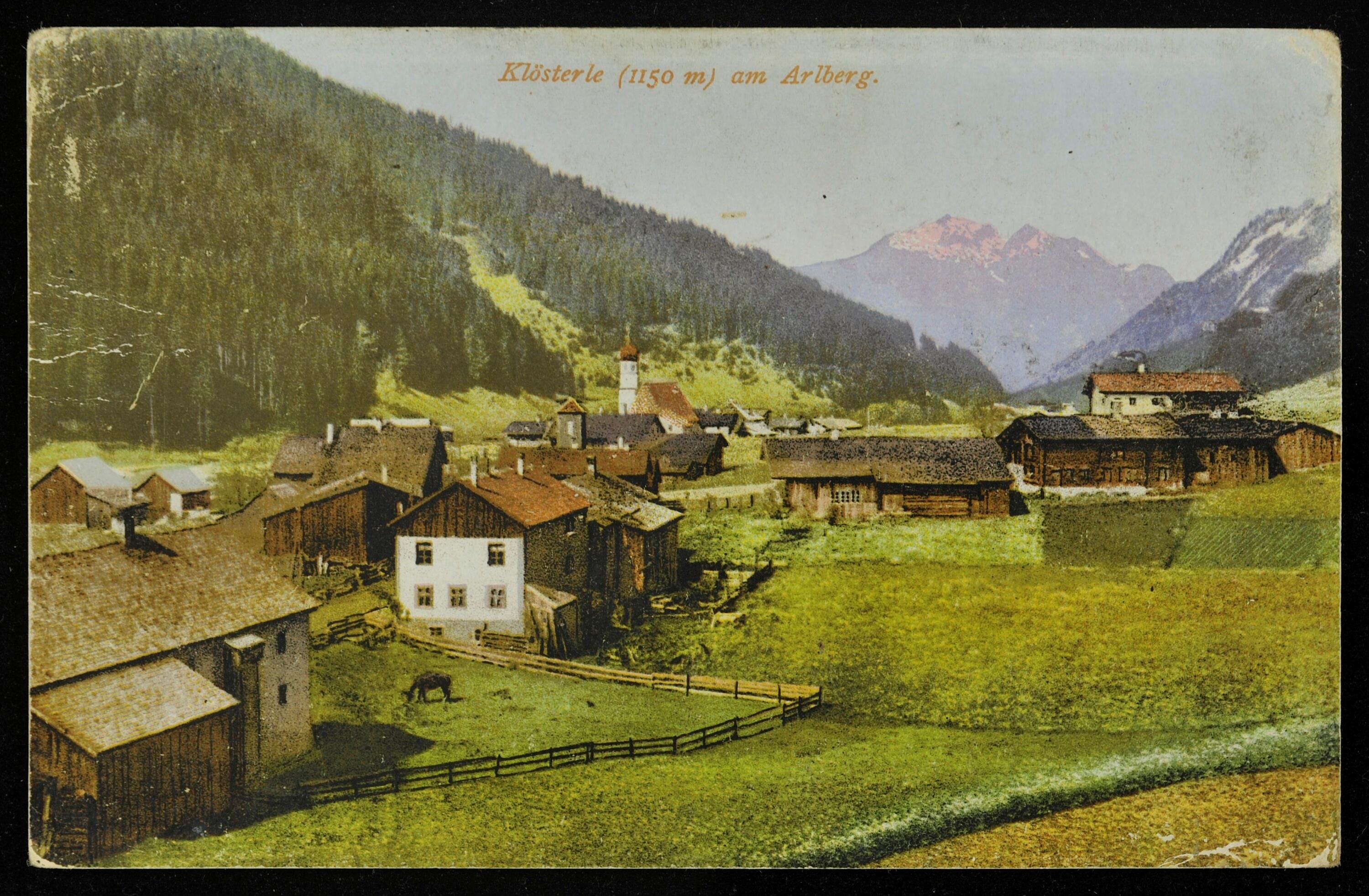 Klösterle (1150 m) am Arlberg></div>


    <hr>
    <div class=