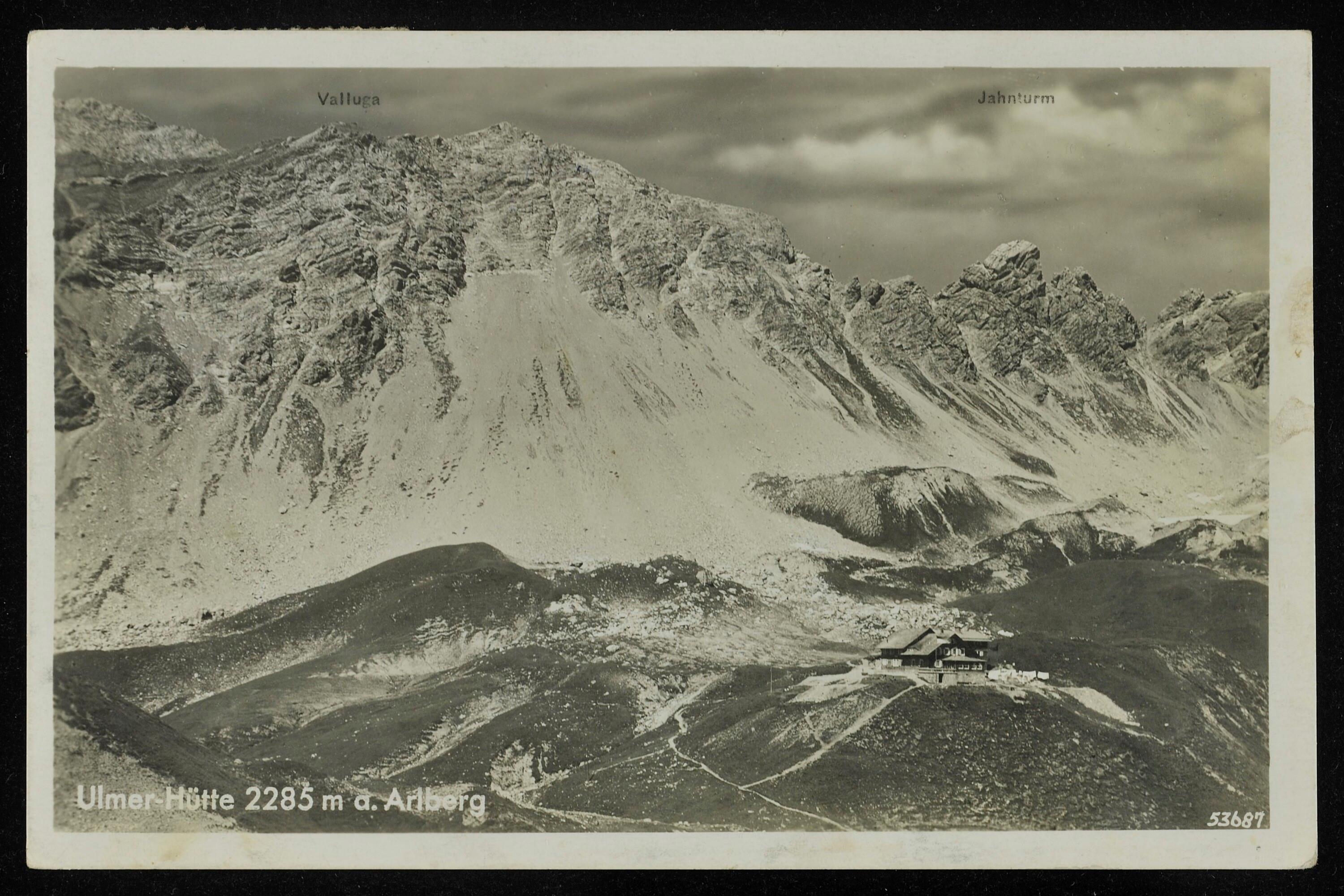 [Klösterle] Ulmer-Hütte 2285 m a. Arlberg></div>


    <hr>
    <div class=