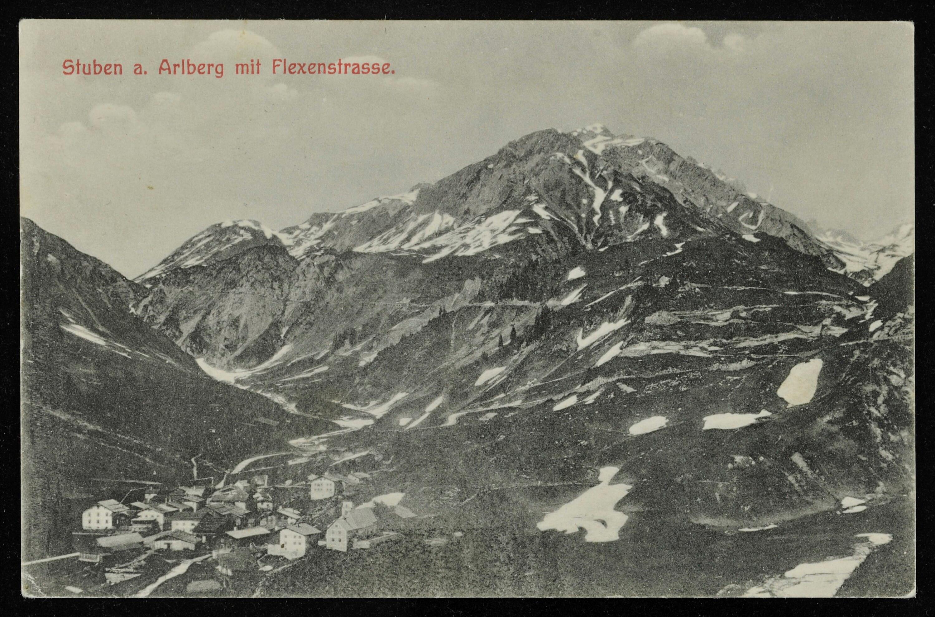 [Klösterle] Stuben a. Arlberg mit Flexenstrasse></div>


    <hr>
    <div class=