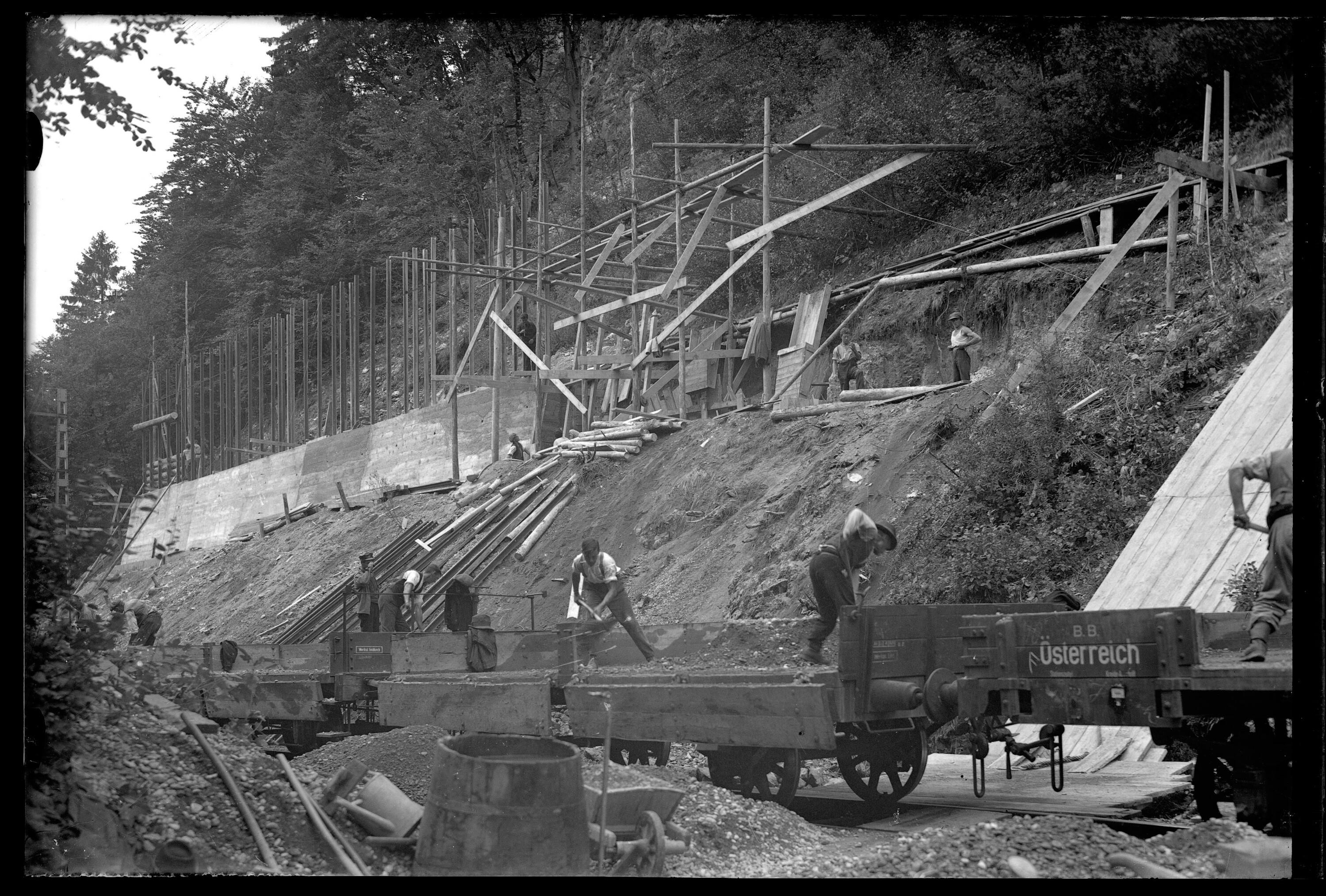 [Herstellung einer Steinschlag- und Felsabbruchverbauung oberhalb des Bahngleises zwischen Wald am Arlberg und Dalaas im km 118,4 [2]]></div>


    <hr>
    <div class=
