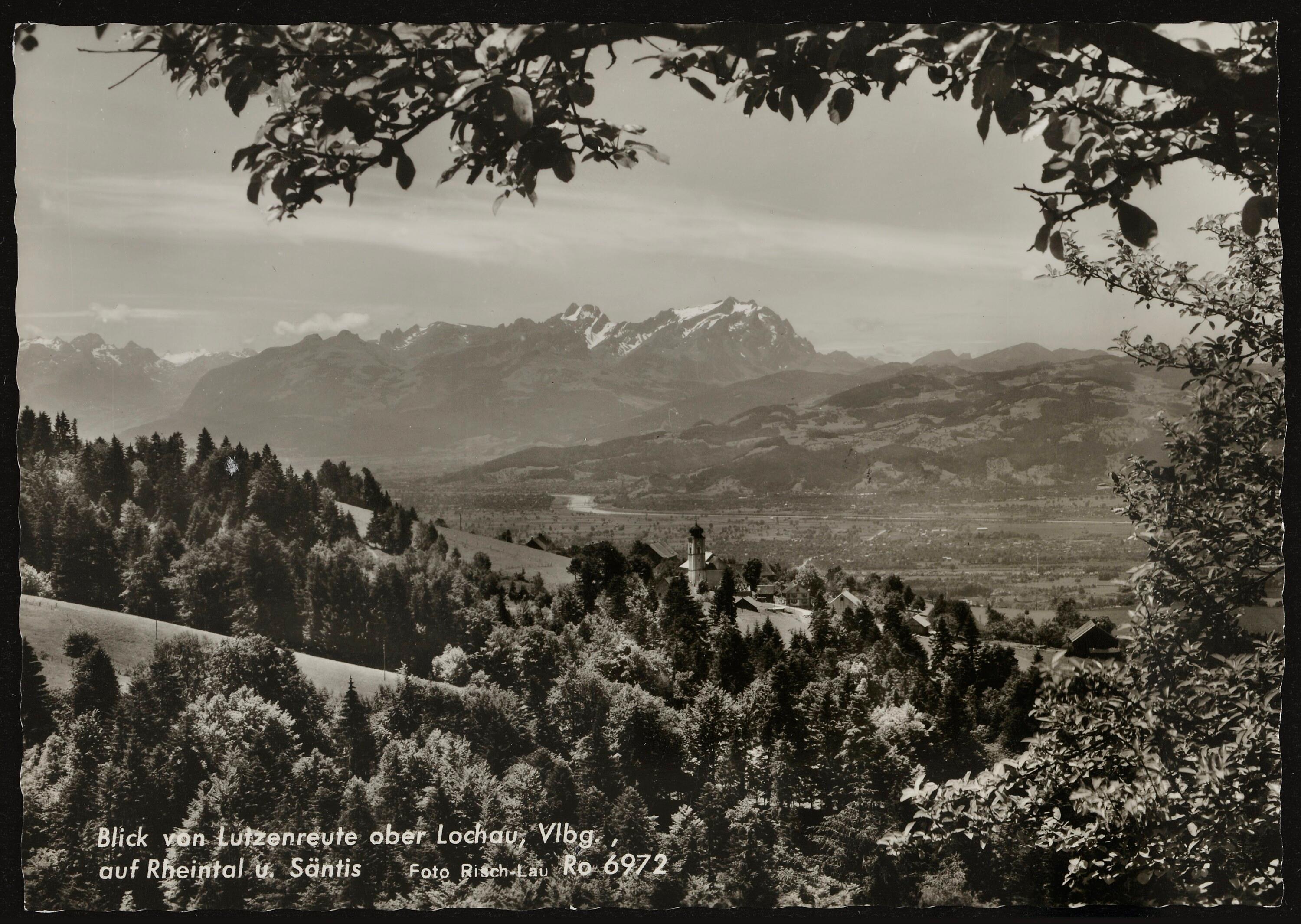 [Eichenberg] Blick von Lutzenreute ober Lochau, Vlbg., auf Rheintal u. Säntis></div>


    <hr>
    <div class=