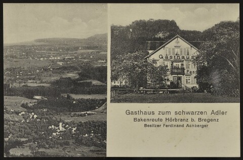 Gasthaus zum schwarzen Adler / Aufnahme von C. Risch-Lau von Risch-Lau, C.