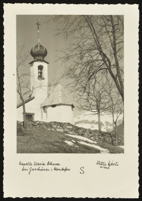 Kapelle Maria Schnee / Willi Späth von Späth, Willi