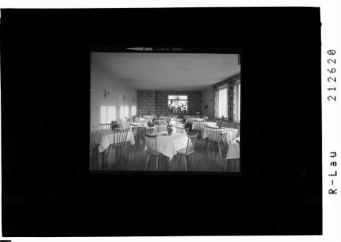 Speisesaal im Gasthof Adler in Klaus von Risch-Lau