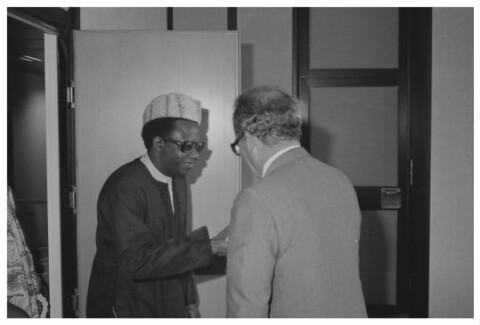 Nigerianischer Botschafter bei Landeshauptmann / Helmut Klapper von Klapper, Helmut