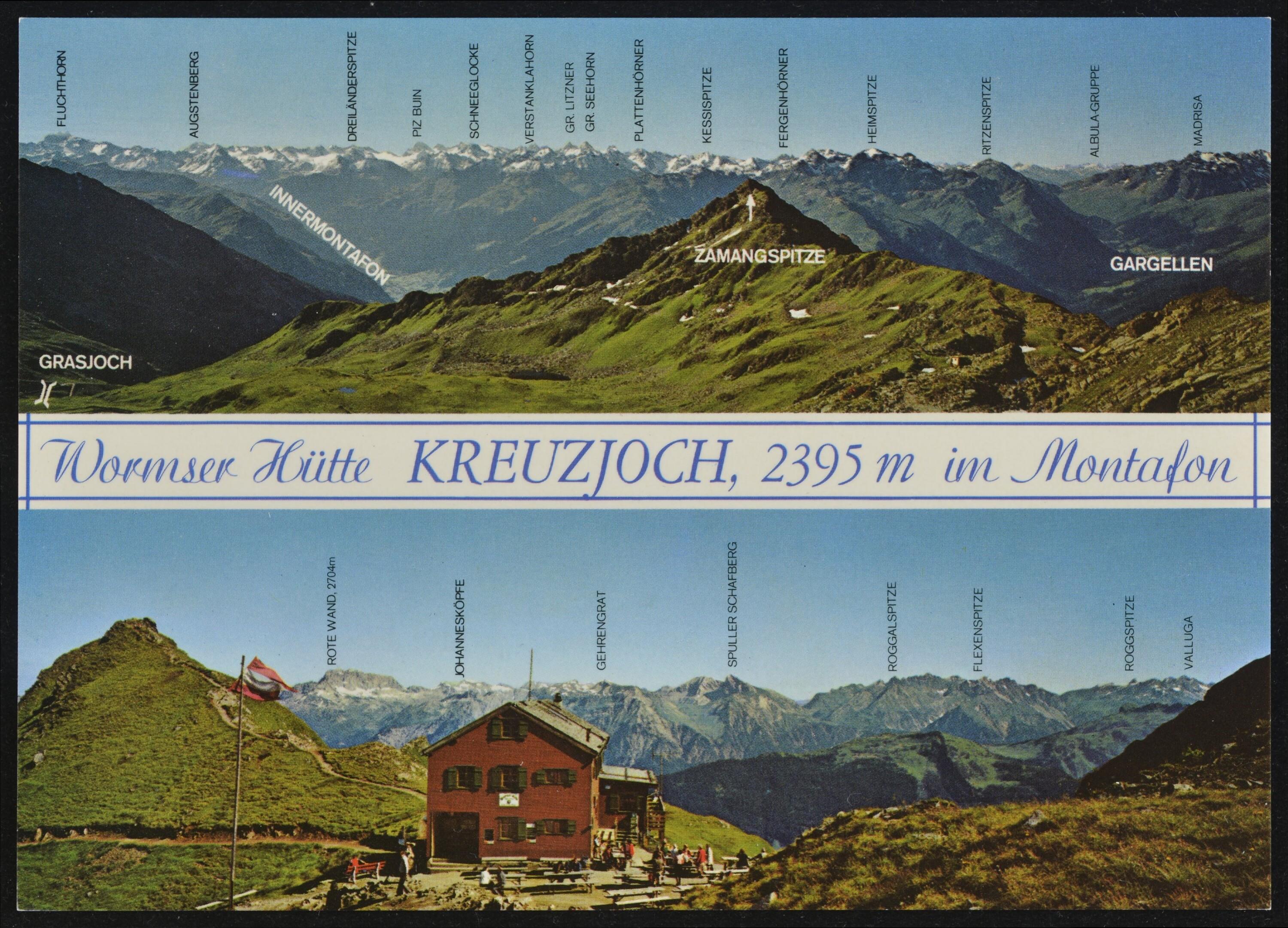 [Schruns] Wormser Hütte Kreuzjoch, 2395 m im Montafon></div>


    <hr>
    <div class=