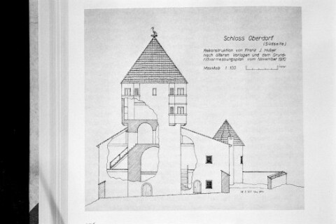 Rekonstruktionszeichnung "Oberdorfer Turm" / Helmut Klapper von Klapper, Helmut