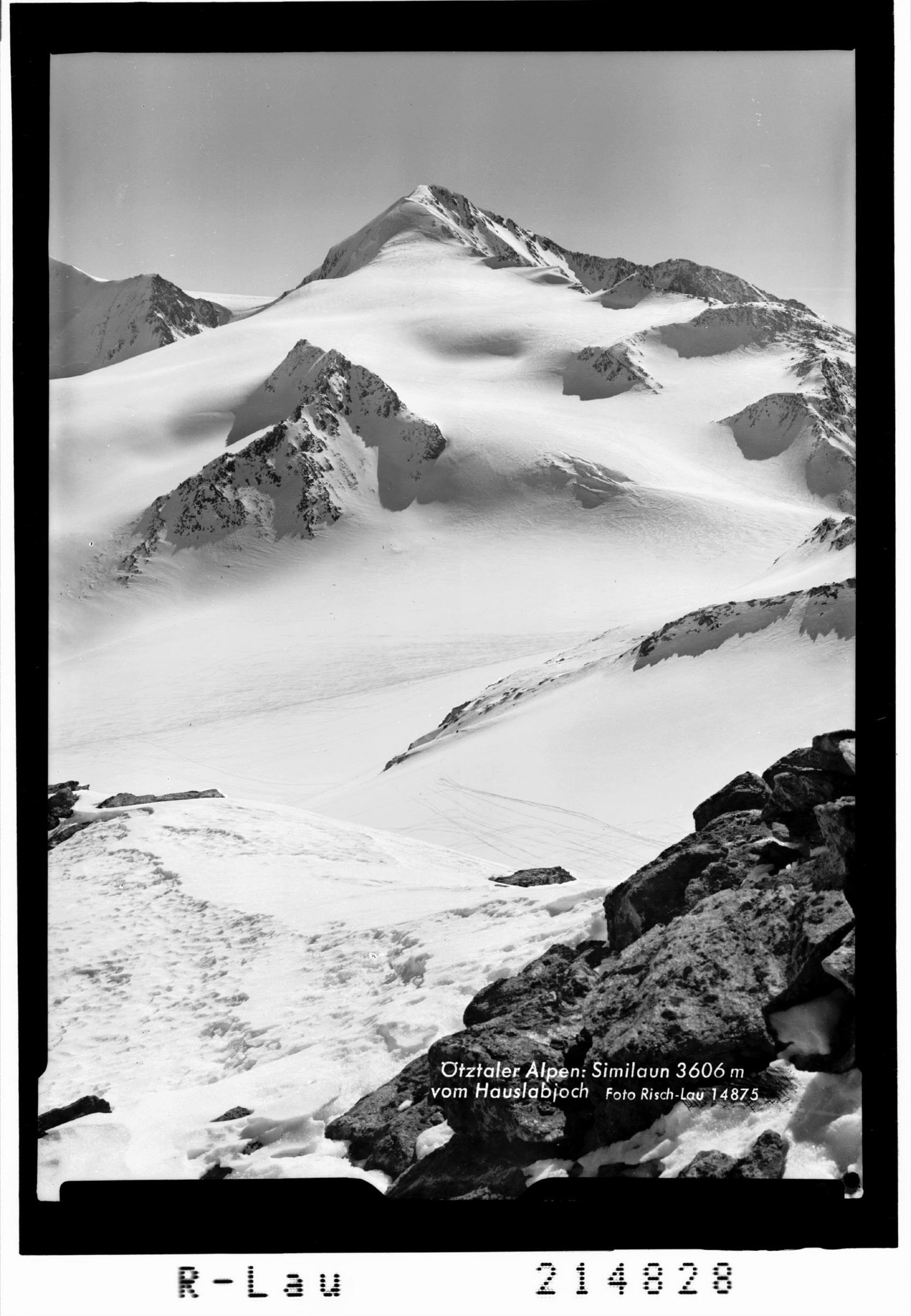 Ötztaler Alpen : Similaun 3606 m vom Hauslabjoch></div>


    <hr>
    <div class=