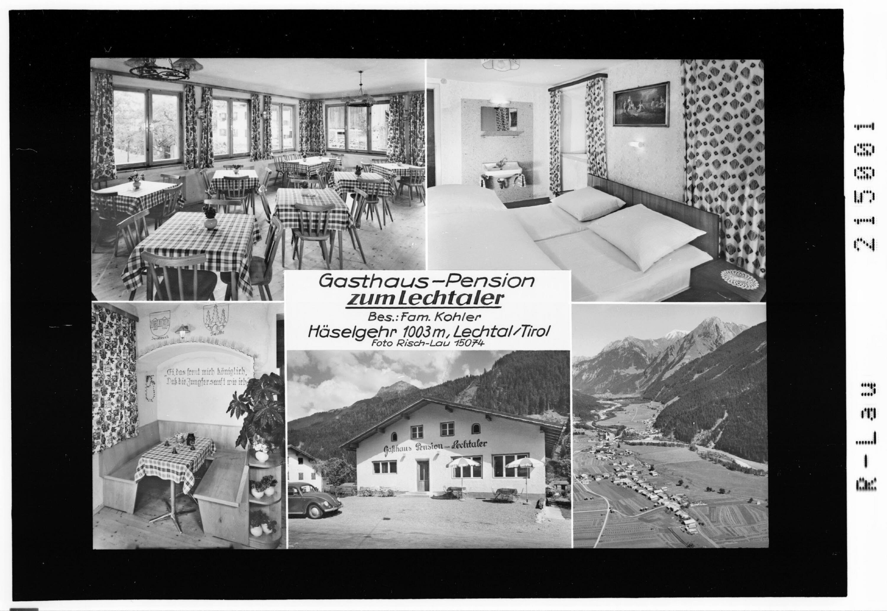 Gasthaus Pension zum Lechtaler Häselgehr 1003 m, Lechtal / Tirol></div>


    <hr>
    <div class=