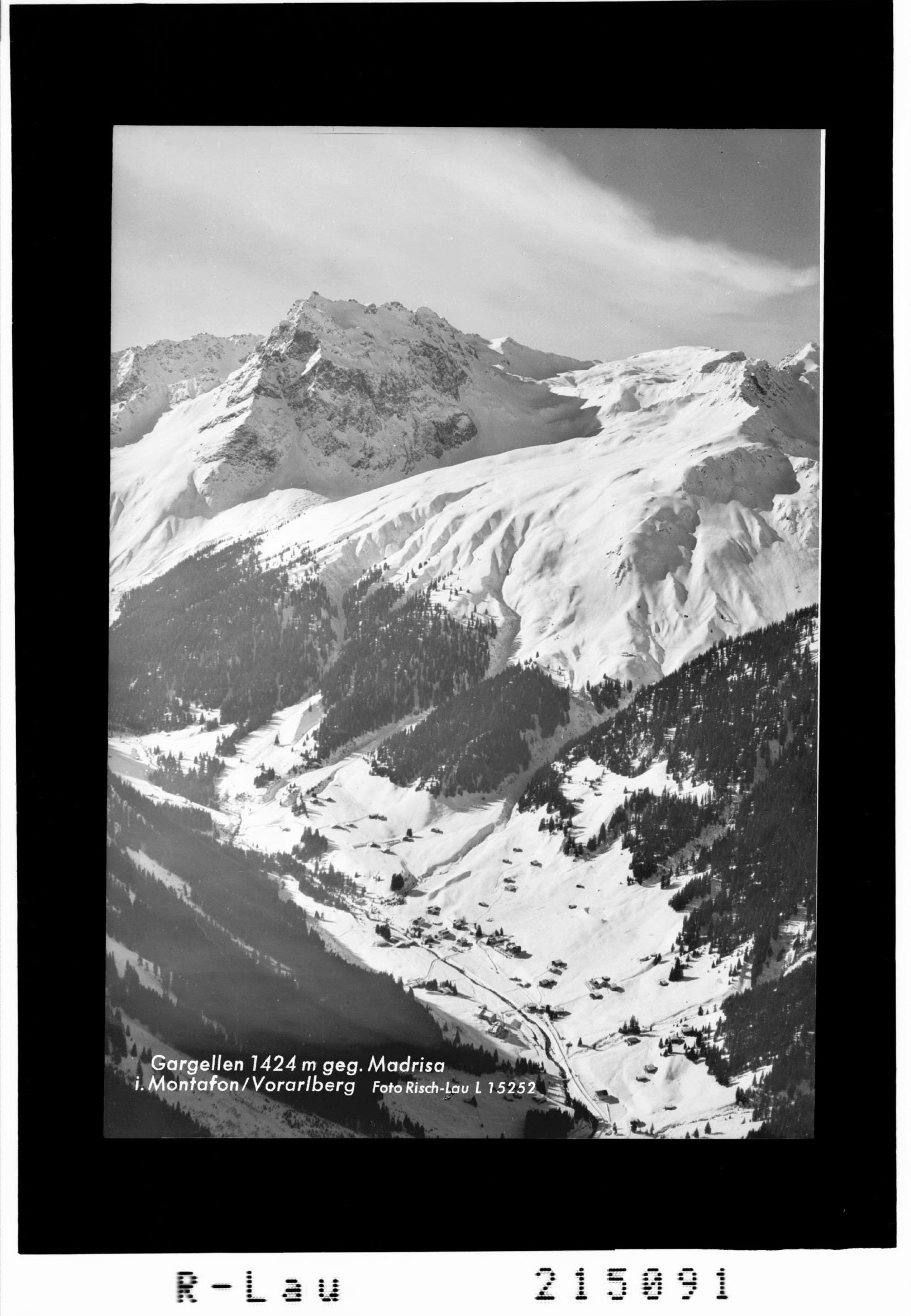 Gargellen 1424 m gegen Madrisa im Montafon / Vorarlberg></div>


    <hr>
    <div class=