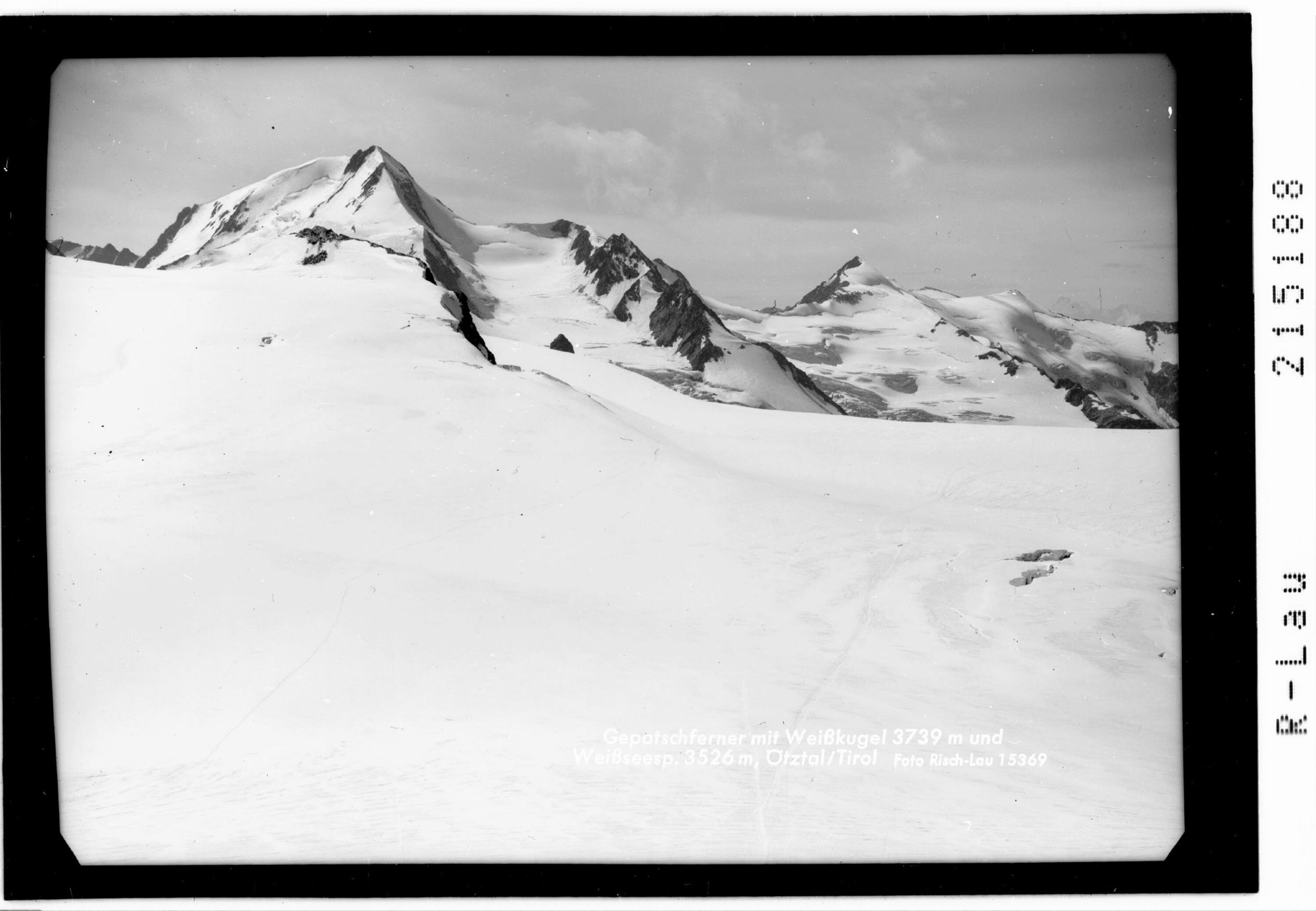 Gepatschferner mit Weisskugel 3739 m und Weißseespitze 3526 m, Ötztal Tirol></div>


    <hr>
    <div class=