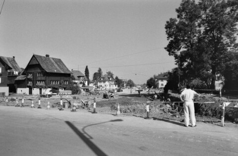Dornbirn, Bau der Stadtstraße / Rudolf Zündel von Zündel, Rudolf