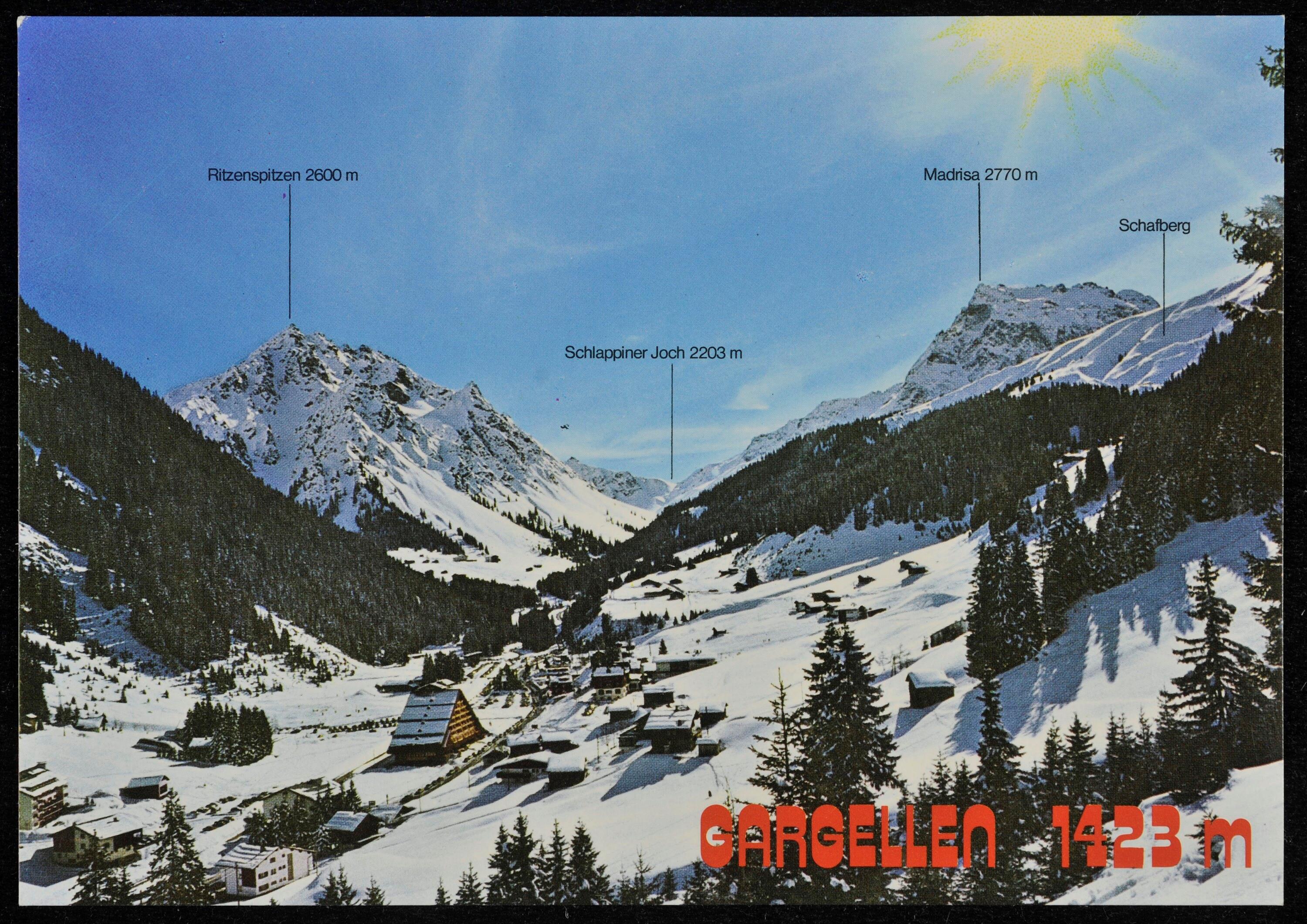 [St. Gallenkirch] Gargellen 1423 m></div>


    <hr>
    <div class=