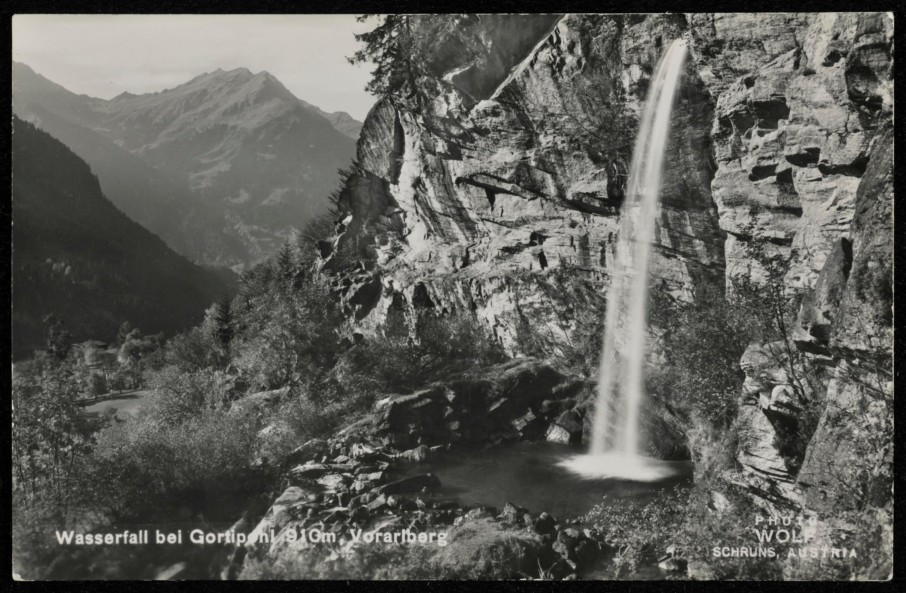 [St. Gallenkirch] Wasserfall bei Gortipohl 910 m, Vorarlberg></div>


    <hr>
    <div class=