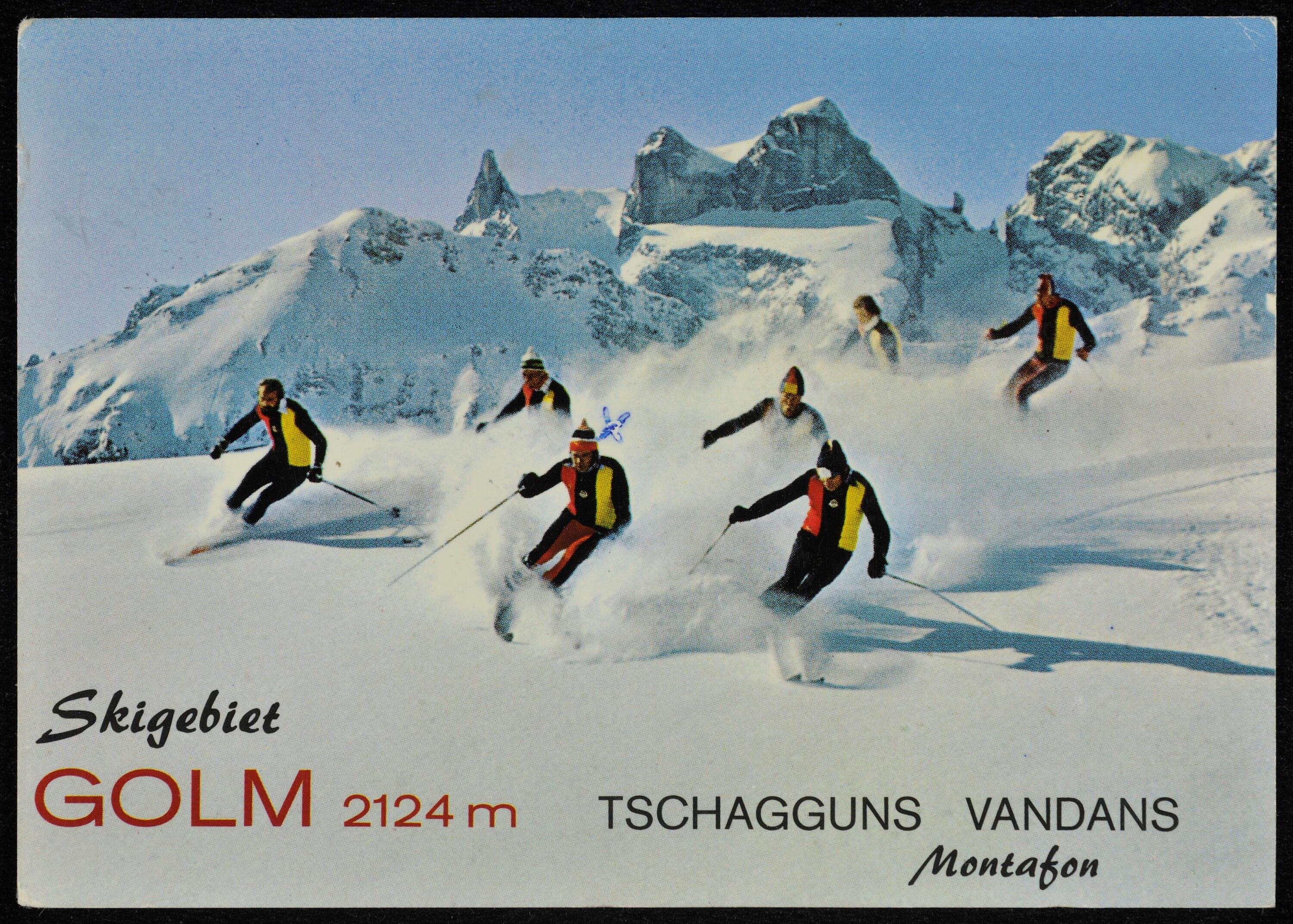 Skigebiet Golm 2124 m Tschagguns Vandans Montafon></div>


    <hr>
    <div class=