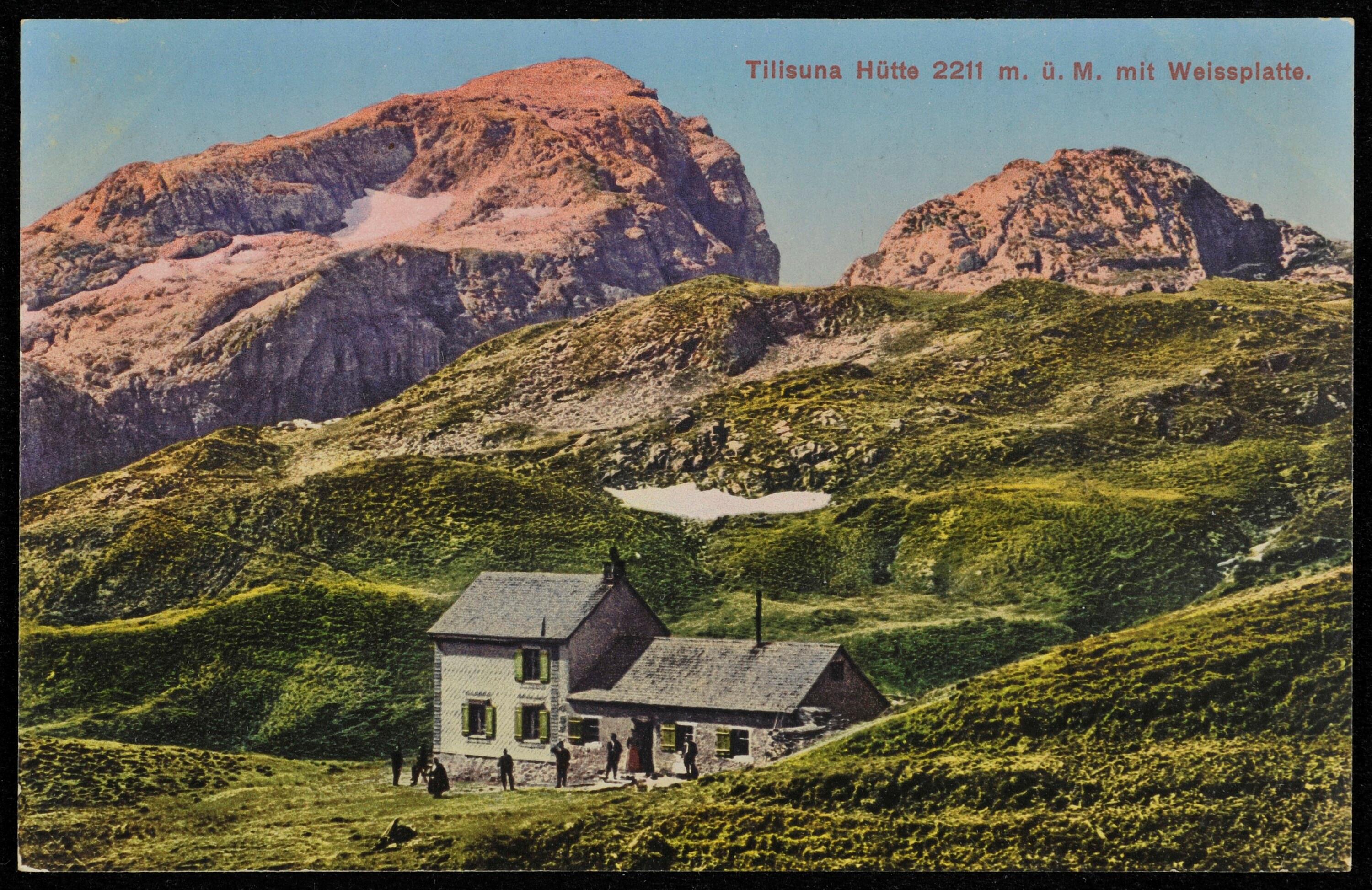 [Tschagguns] Tilisuna Hütte 2211 m. ü. M. mit Weissplatte></div>


    <hr>
    <div class=