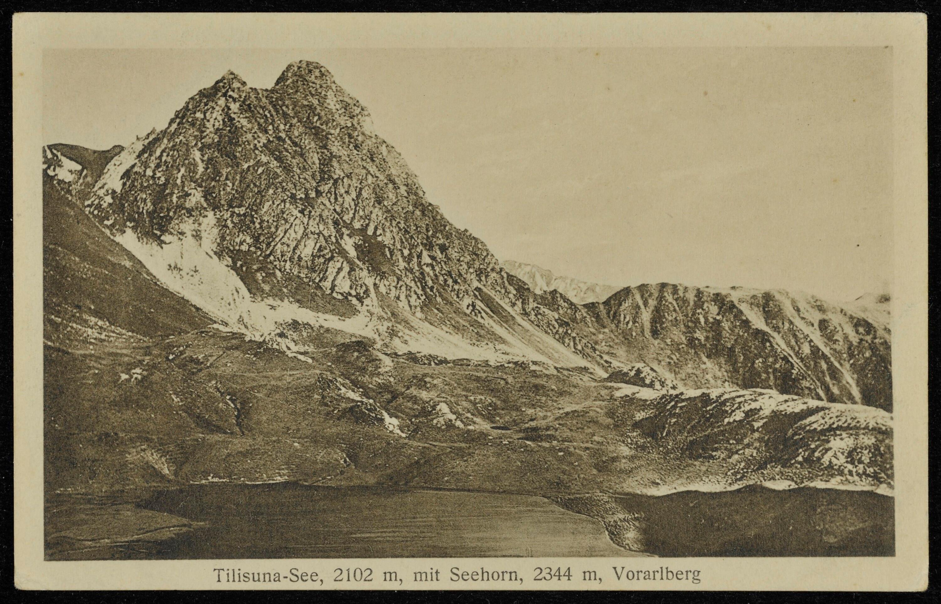 [Tschagguns] Tilisuna-See, 2102 m, mit Seehorn, 2344 m, Vorarlberg></div>


    <hr>
    <div class=