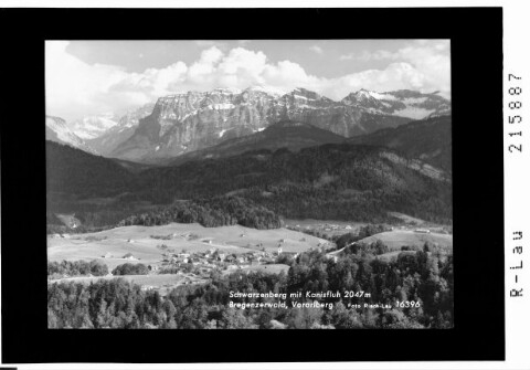 Schwarzenberg mit Kanisfluh 2047 m im Bregenzerwald, Vorarlberg von Risch-Lau