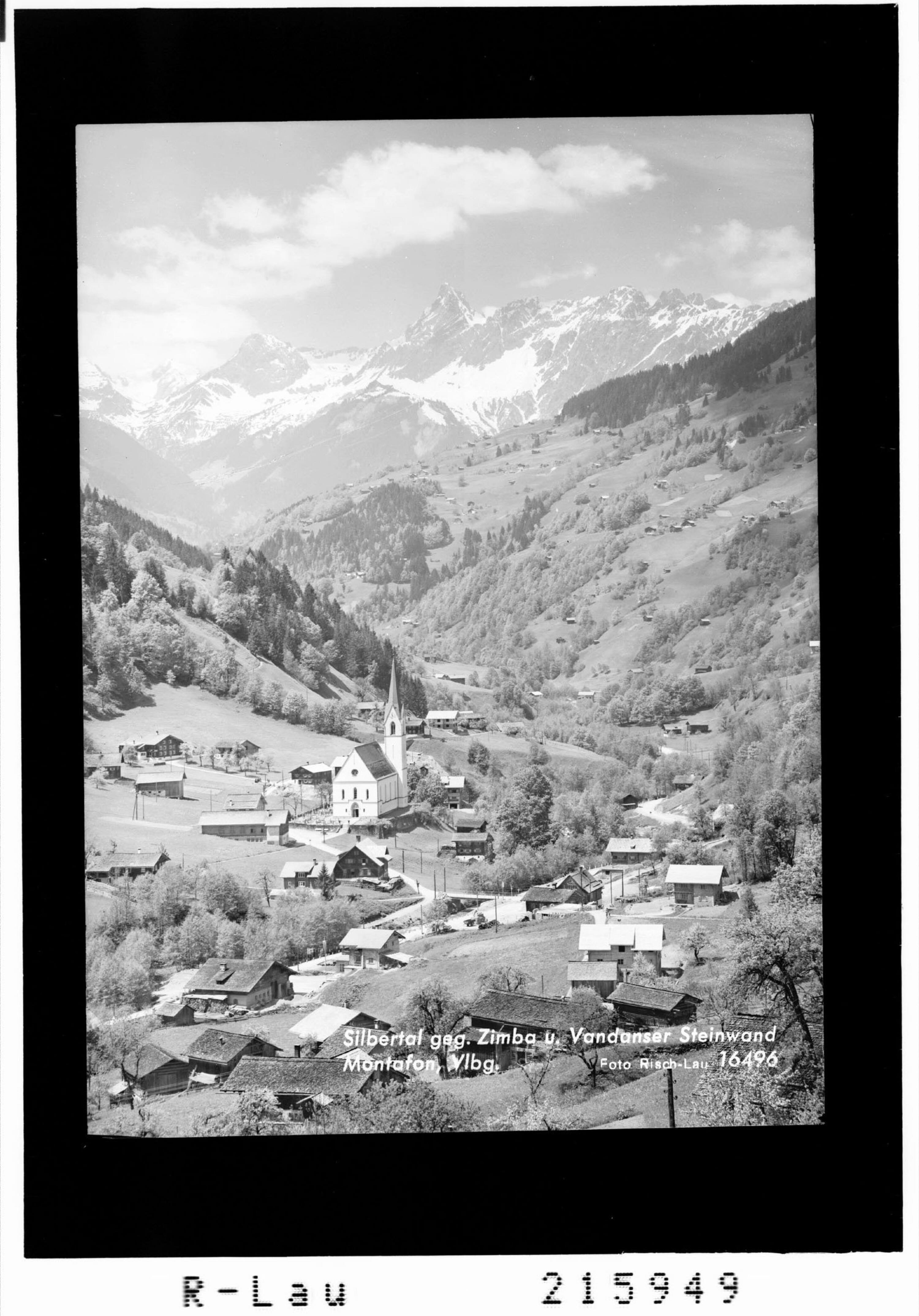 Silbertal gegen Zimba und Vandanser Steinwand Montafon, Vorarlberg></div>


    <hr>
    <div class=