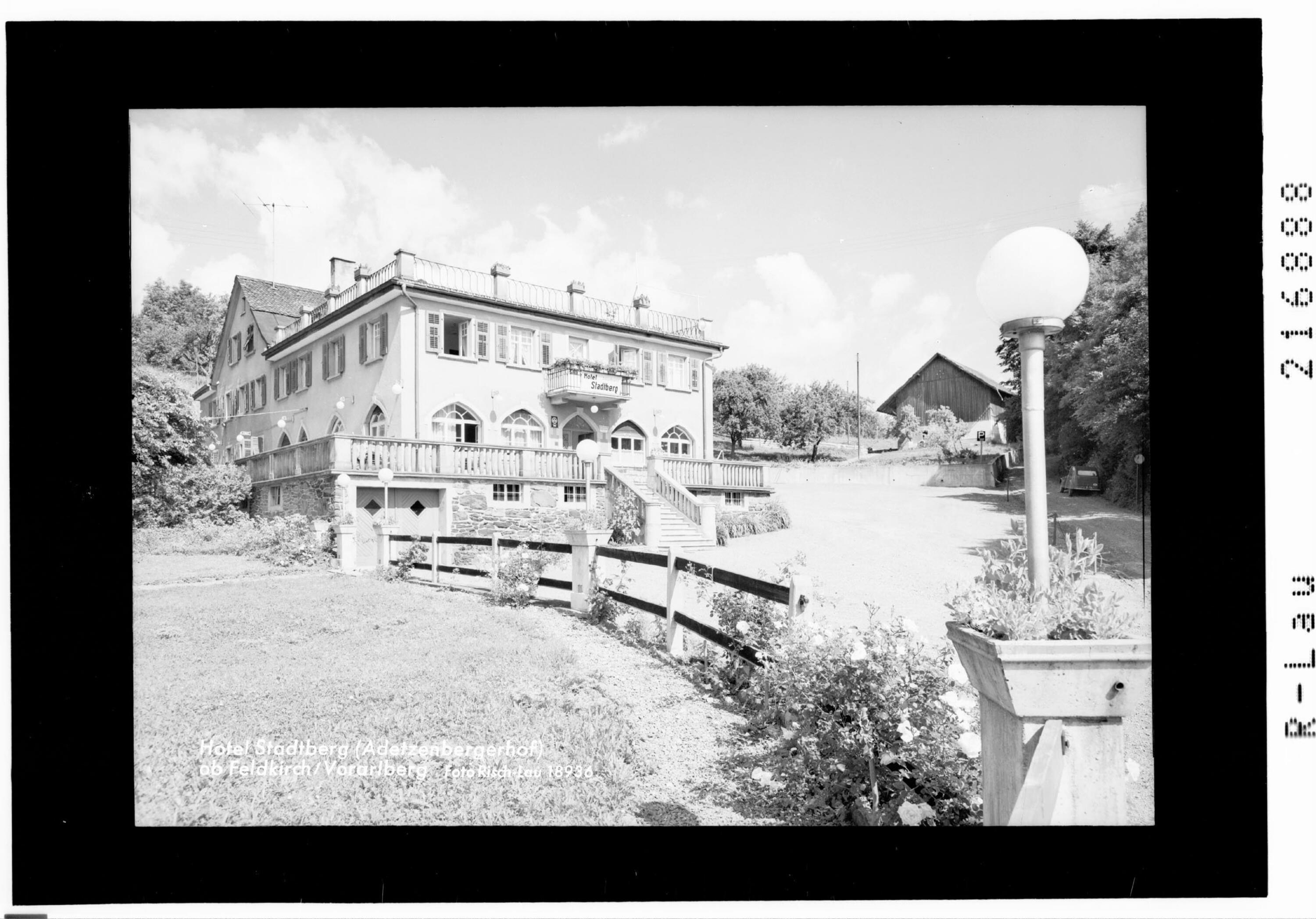 Hotel Stadtberg / Ardetzenbergerhof ob Feldkirch / Vorarlberg></div>


    <hr>
    <div class=