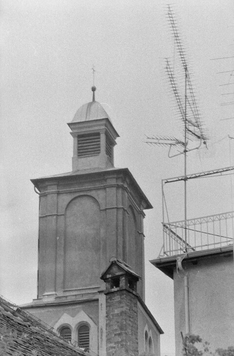 Feldkirch, Kirchturm der Johanniterkirche / Rudolf Zündel von Zündel, Rudolf