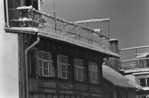 Bregenz im Winter, Häuser / Rudolf Zündel von Zündel, Rudolf