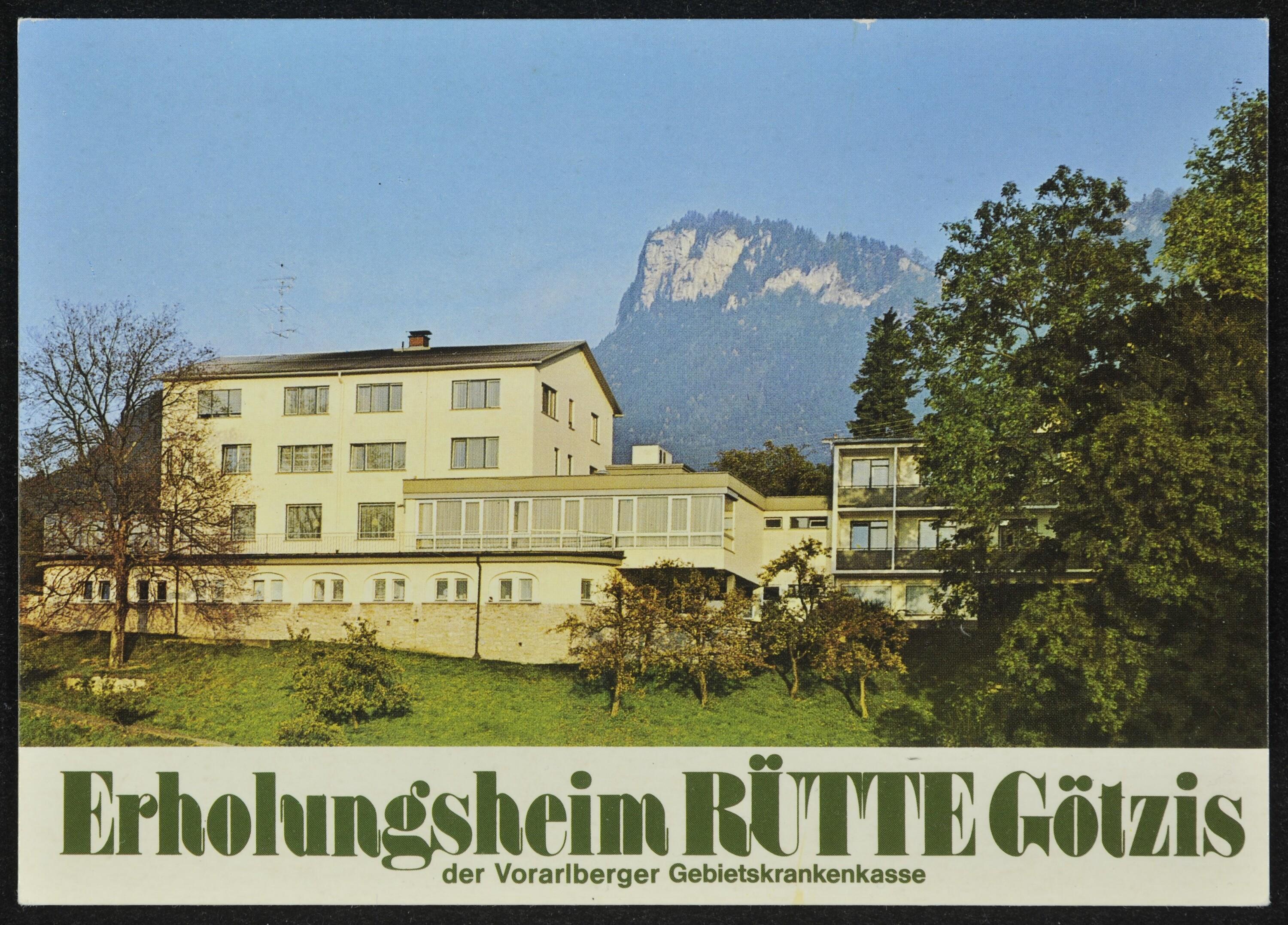 Erholungsheim Rütte Götzis der Vorarlberger Gebietskrankenkasse></div>


    <hr>
    <div class=