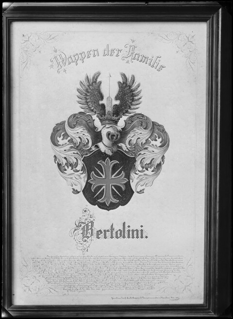 Wappen der Famillie Bertolini / Fotograf: Norbert Bertolini von Bertolini, Norbert