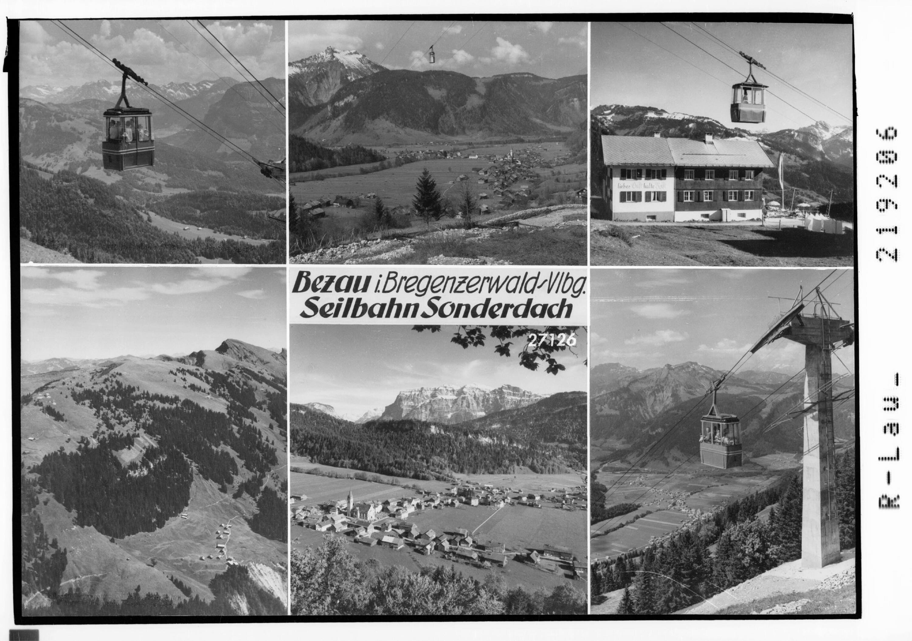 Bezau im Bregenzerwald / Vorarlberg Seilbahn Sonderdach></div>


    <hr>
    <div class=