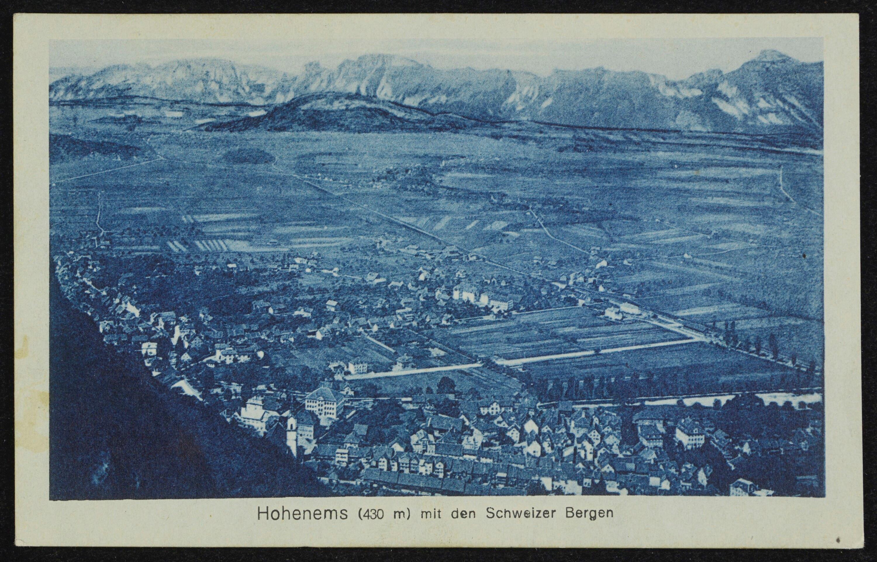 Hohenems (430 m) mit den Schweizer Bergen></div>


    <hr>
    <div class=