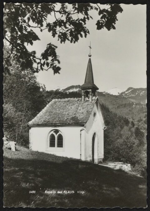 Kapelle bei Klaus Vlbg. / Aufnahme Rhomberg von Rhomberg, ...