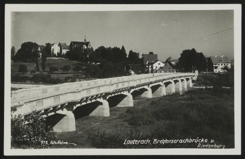 Lauterach, Bregenzerachbrücke u. / Heim von Heim, ...