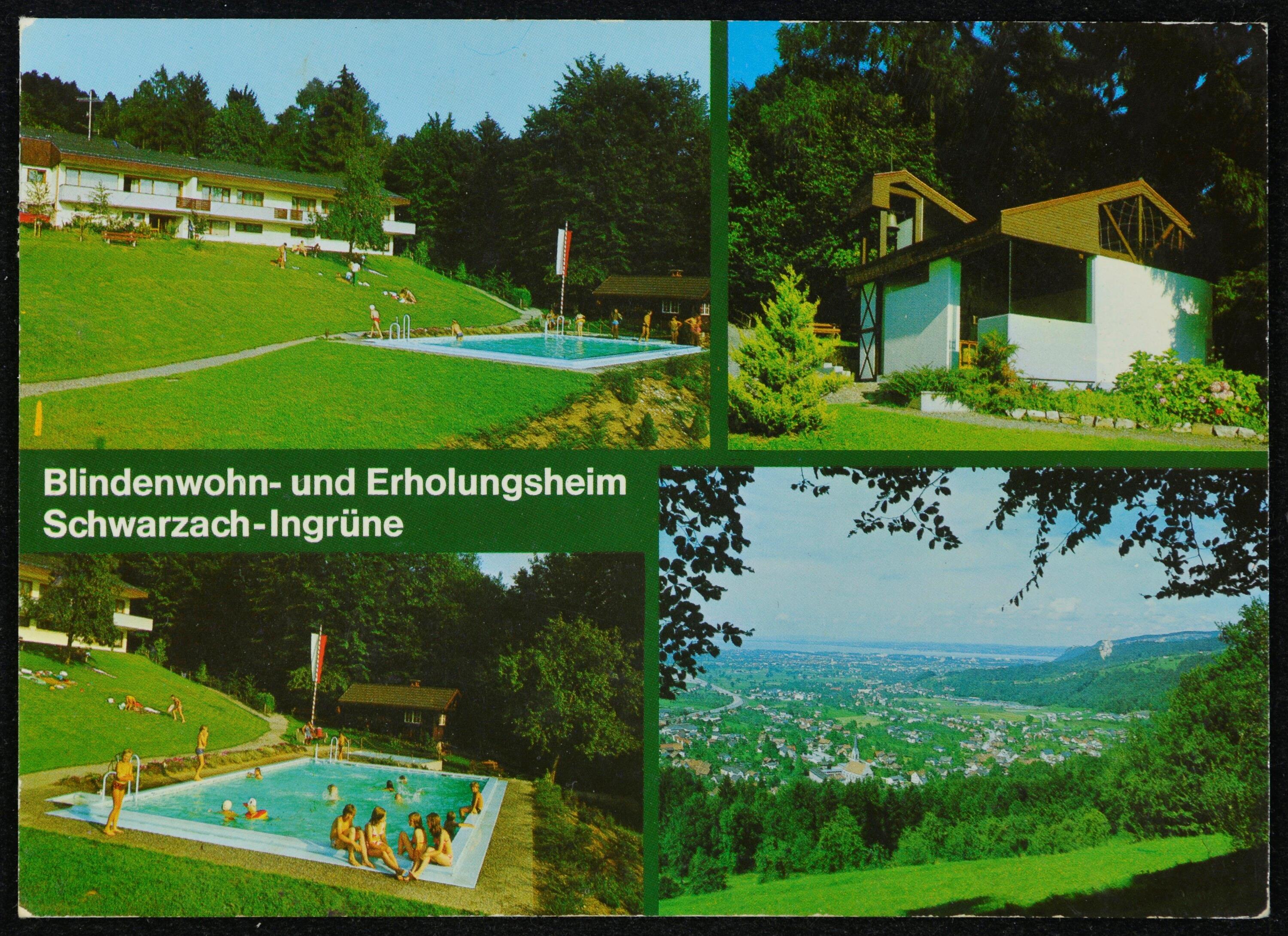 Blindenwohn- und Erholungsheim Schwarzach-Ingrüne></div>


    <hr>
    <div class=