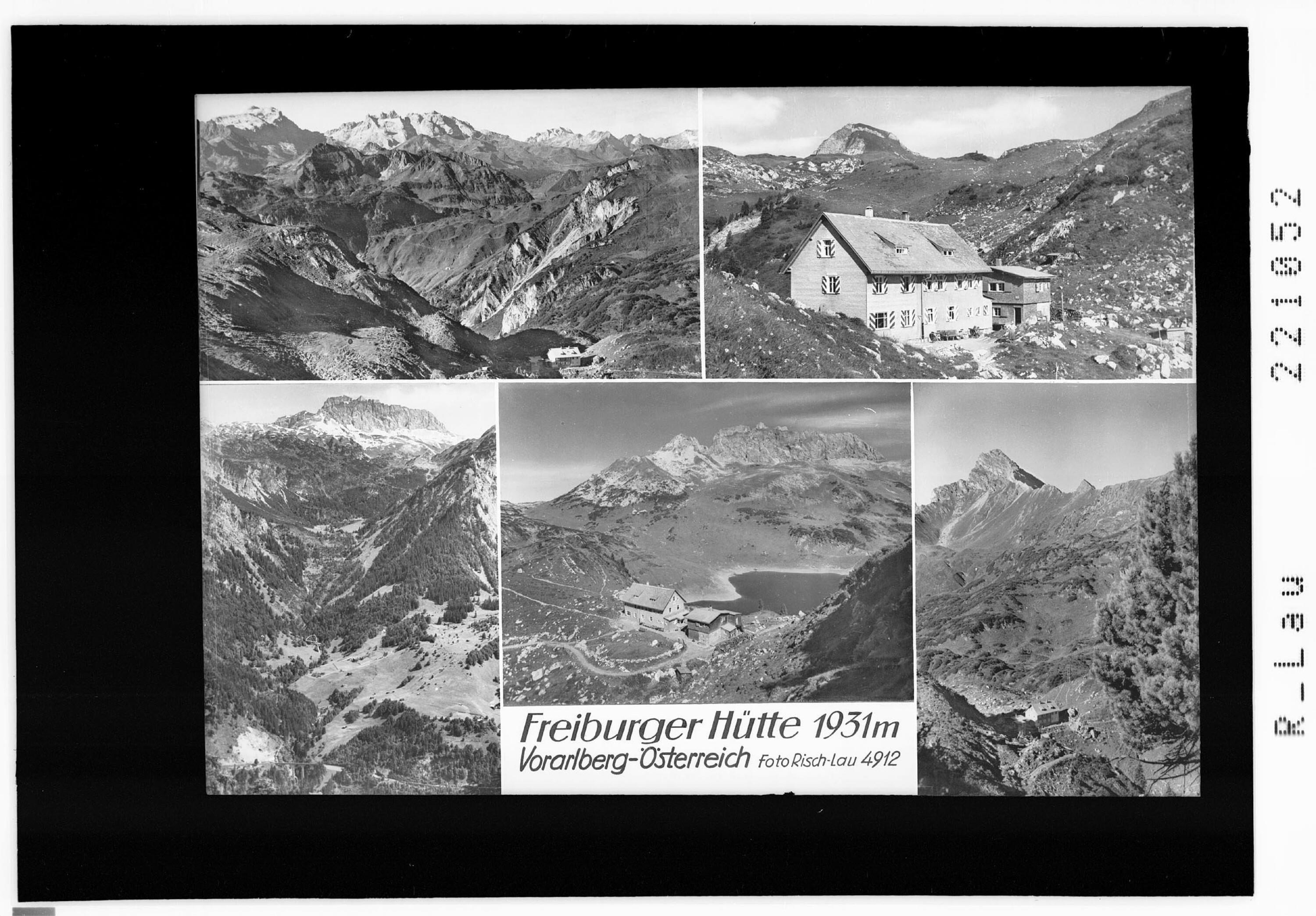 Freiburger Hütte 1931 m / Vorarlberg - Österreich></div>


    <hr>
    <div class=