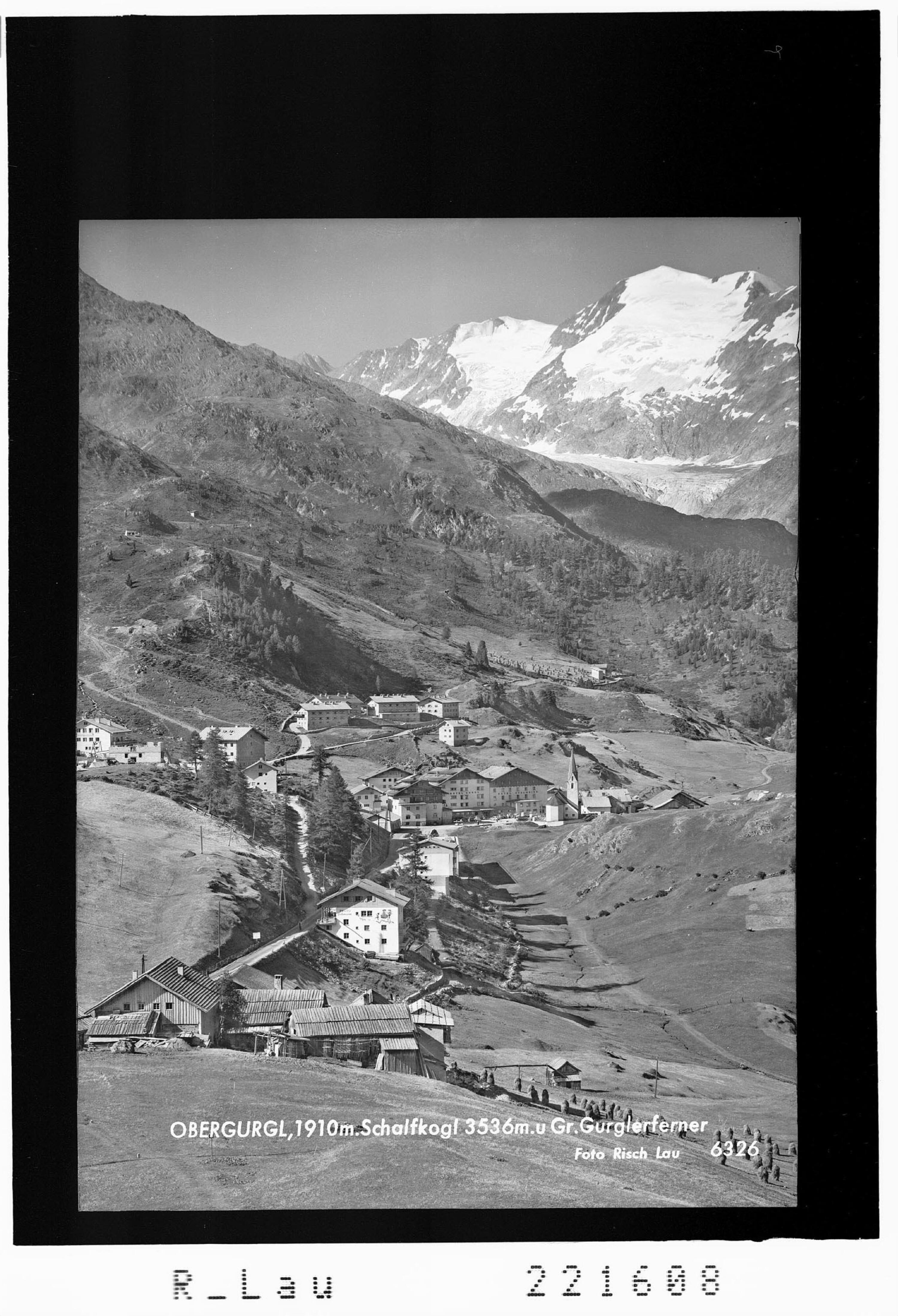 Obergurgl 1910 m mit Schalfkogl 3536 m und Grosser Gurglerferner></div>


    <hr>
    <div class=