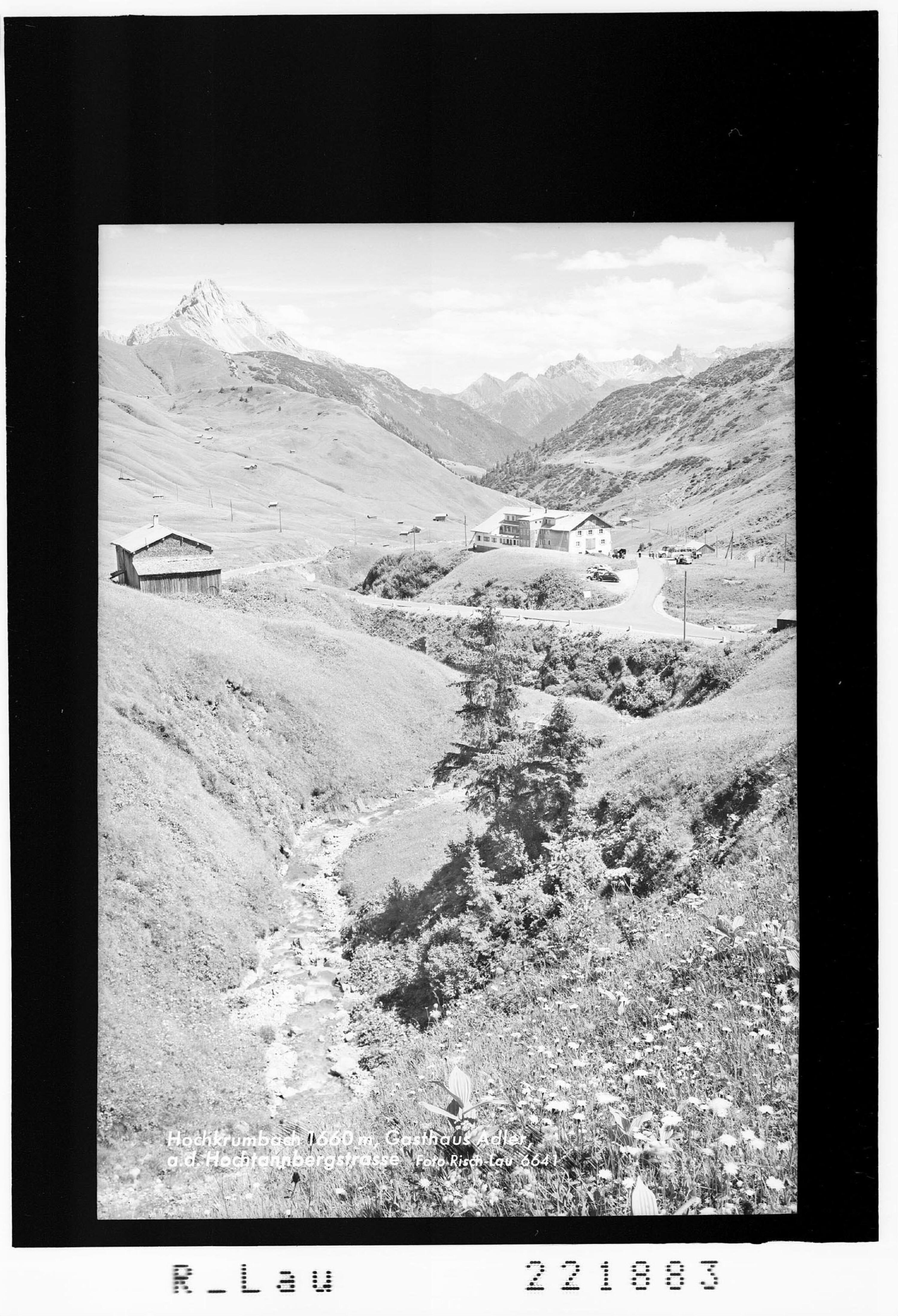 Hochkrumbach 1660 m / Gasthaus Adler an der Hochtannbergstrasse></div>


    <hr>
    <div class=