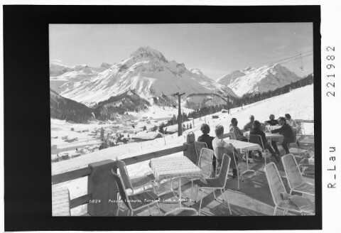 Pension Formarin / Terrasse / Lech am Arlberg von Rhomberg