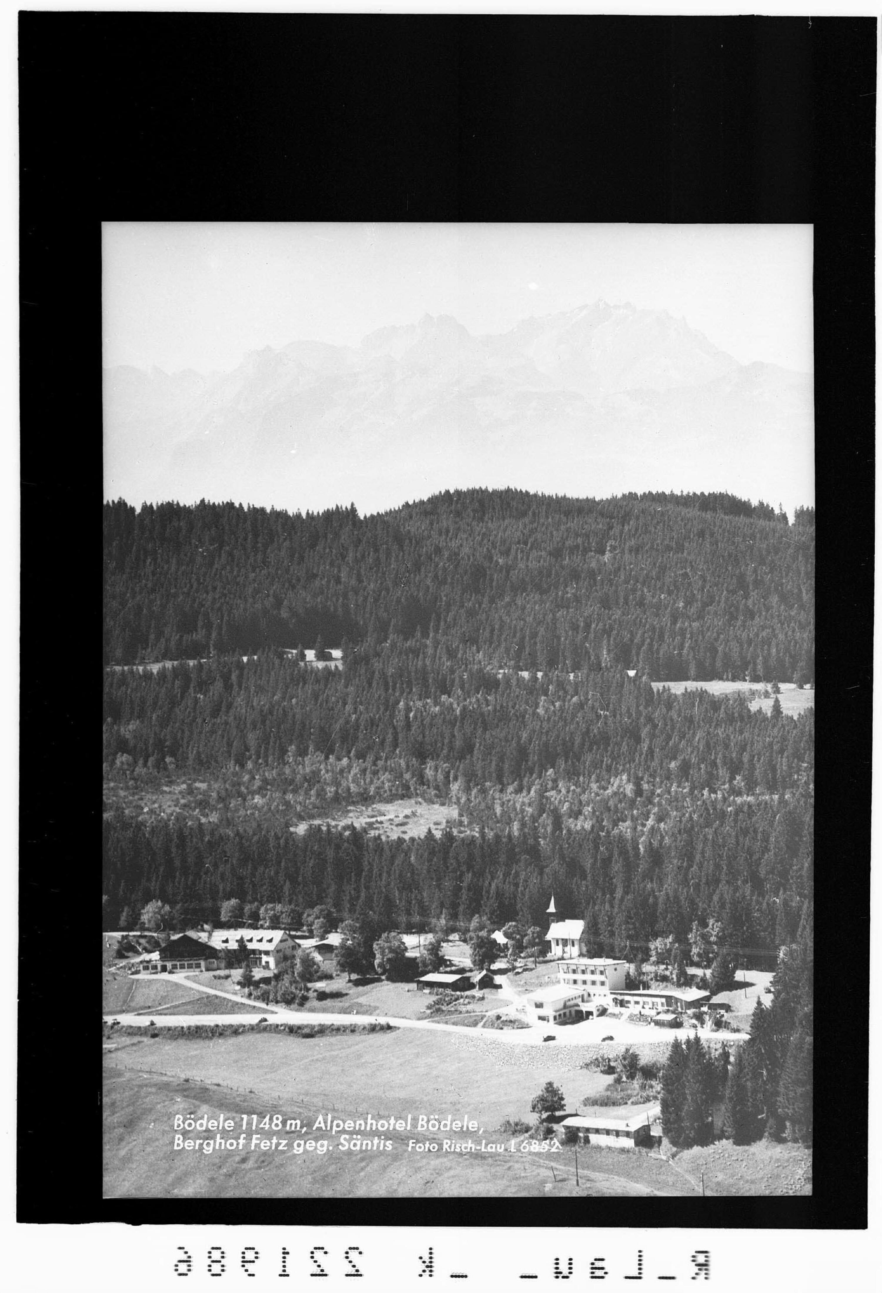 Bödele 1148 m / Alpenhotel Bödele und Berghof Fetz gegen Säntis></div>


    <hr>
    <div class=